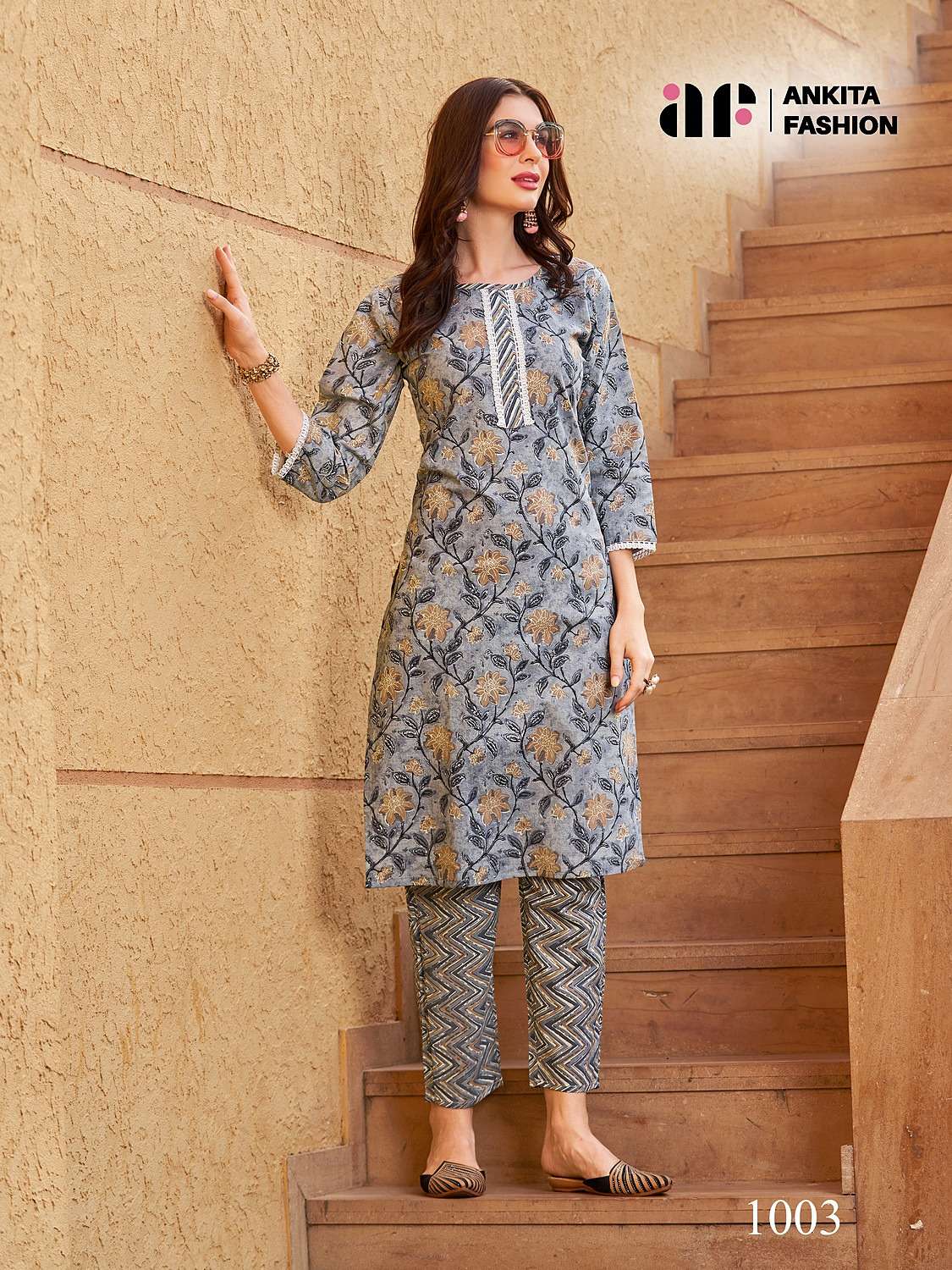 COTTON CANDY VOL-1 KURTI BY ANKITA FASHION DESIGNER WITH PRINTED COTTON KURTI WITH PANT ARE AVAILABLE AT WHOLESALE PRICE