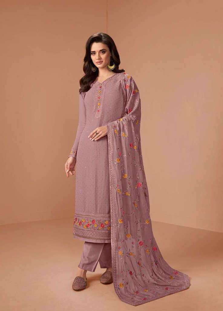 ROSE BY ZISA DESIGNER WITH EMBROIDERY WORK GEORGETTE SUITS ARE AVAILABLE AT WHOLESALE PRICE