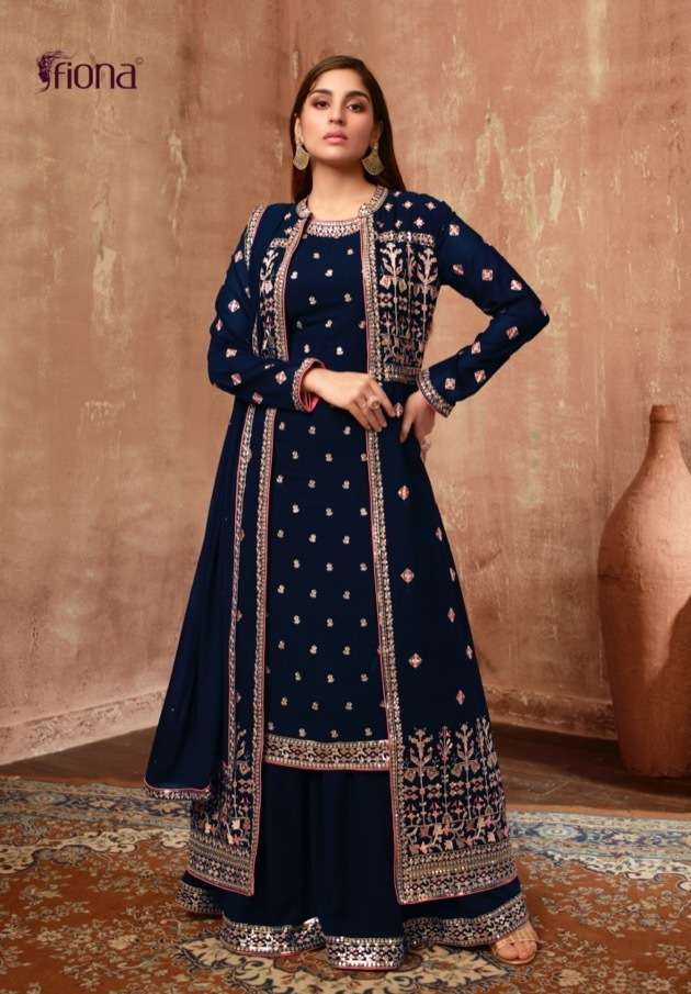 ZARDOSHI BY FIONA DESIGNER WITH WORK GEORGETTE SUITS ARE AVAILABLE IN SINGLES AT WHOLESALE PRICE