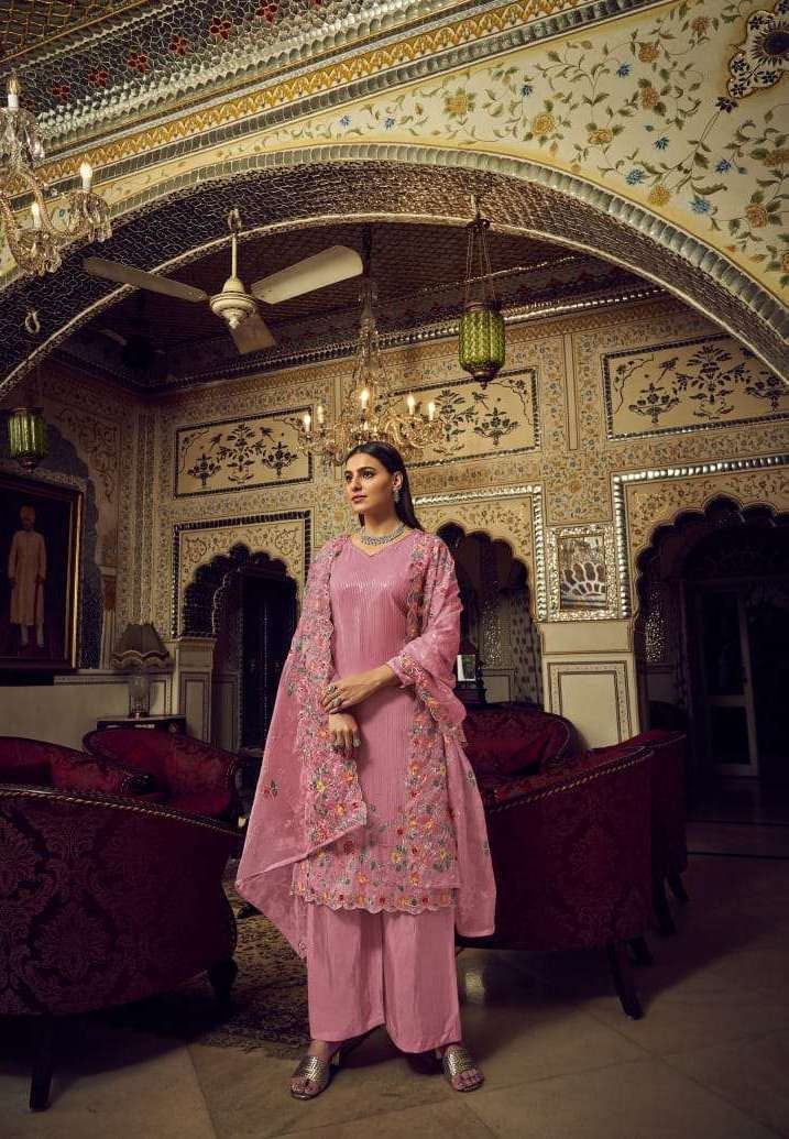 MARIYA B SERIES 201 TO 204 BY AMYRA DESIGNER WITH WORK STRAIGHT GEORGETTE SUITS ARE AVAILABLE AT WHOLESALE PRICE