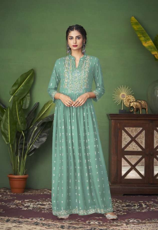 MONSOON VOL-5 NX SERIES 3242 TO 3245 BY MAISHA DESIGNER WITH WORK RAYON KURTI WITH PANT ARE AVAILABLE AT WHOLESALE PRICE