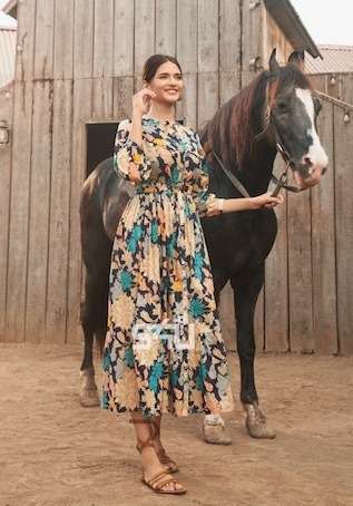 ANOKHI VOL-3 SERIES 01 TO 06 GOWN BY 1LOVE DESIGNER WITH PRINTED RAYON COTTON GOWNS ARE AVAILABLE AT WHOLESALE PRICE