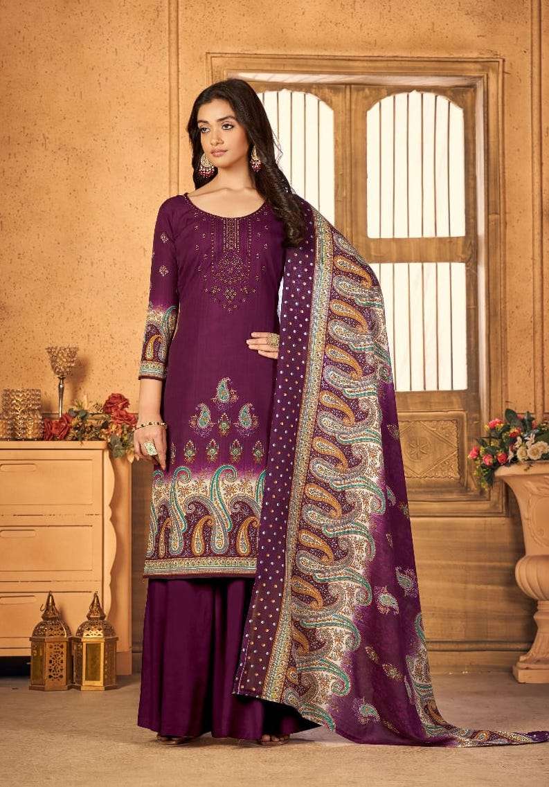 GUL E NAAZ SERIES 101 TO 110 BY FYRA DESIGNER WITH PRINTED COTTON SUITS ARE AVAILABLE AT WHOLESALE PRICE