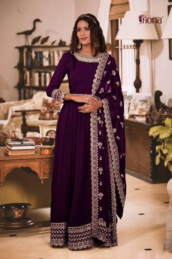 PAKIZA SERIES 51401 TO 51404 BY FIONA DESIGNER WITH WORK REAL GEORGETTE SUITS ARE AVAILABLE AT WHOLESALE PRICE