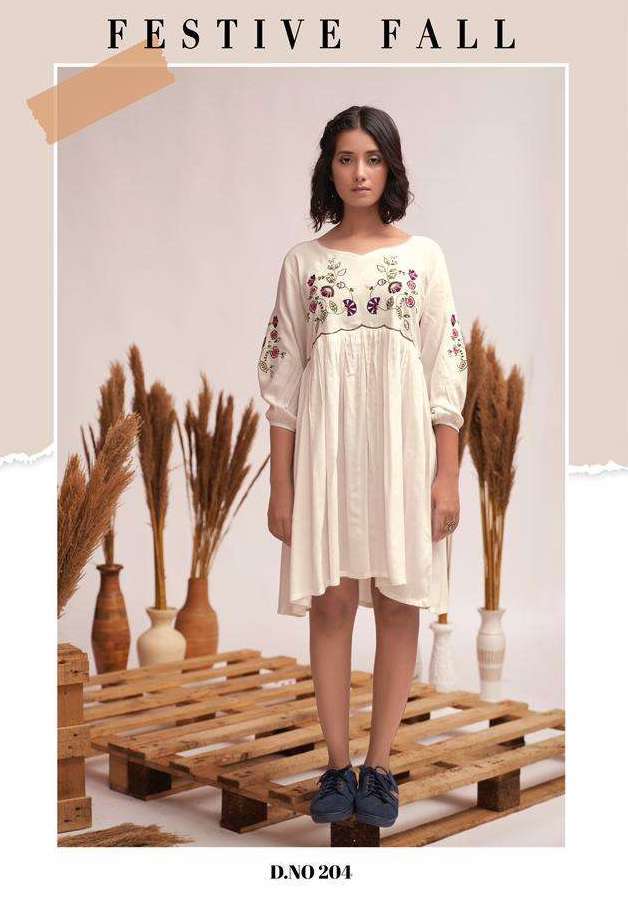 CONCH VOL-2 SERIES 201 TO 206 BY THE CONCH DESIGNER WITH WORK RAYON SHORT KURTIS ARE AVAILABLE AT WHOLESALE PRICE
