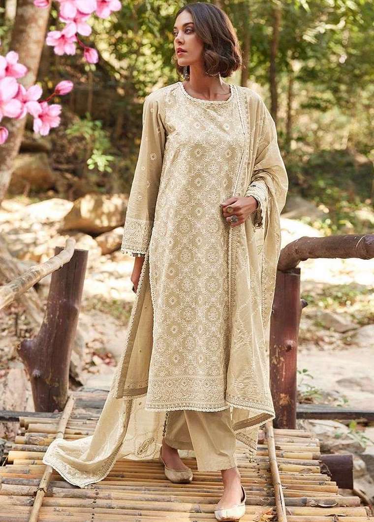LAWANKARI SERIES 56001 TO 56005 BY SERINE DESIGNER WITH WORK PAKISTANI STYLE LAWN COTTON SUITS ARE AVAILABLE AT WHOLESALE PRICE