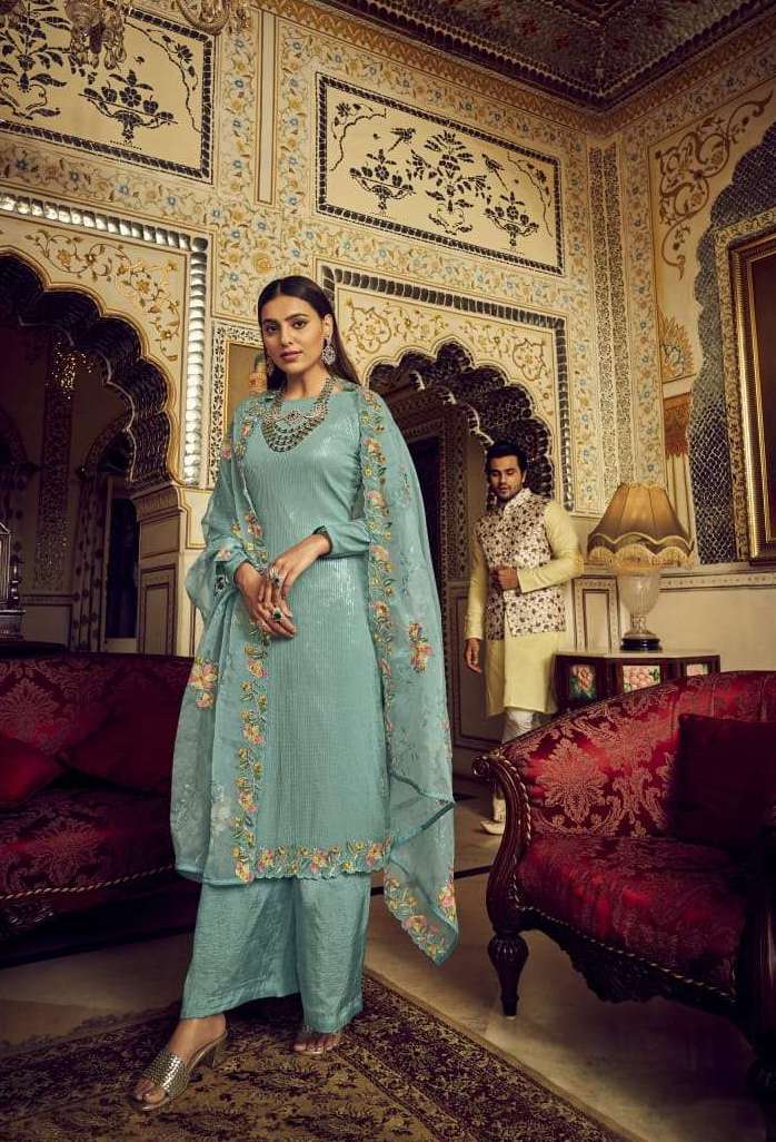MARIYA B FESTIVAL COLLECTIONS ERIES 201 TO 204 BY AMYRA DESIGNER WITH WORK GEORGETTE SUITS ARE AVAILABLE AT WHOLESALE PRICE
