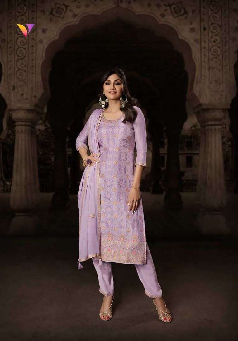SHILPA VOL-4 SERIES 691 TO 696 KURTI BY VATSAM DESIGNER WITH WORK VISCOSE DOLA JACQUARD KURTI WITH BOTTOM AND DUPATTA ARE AVAILABLE AT WHOLESALE PRICE