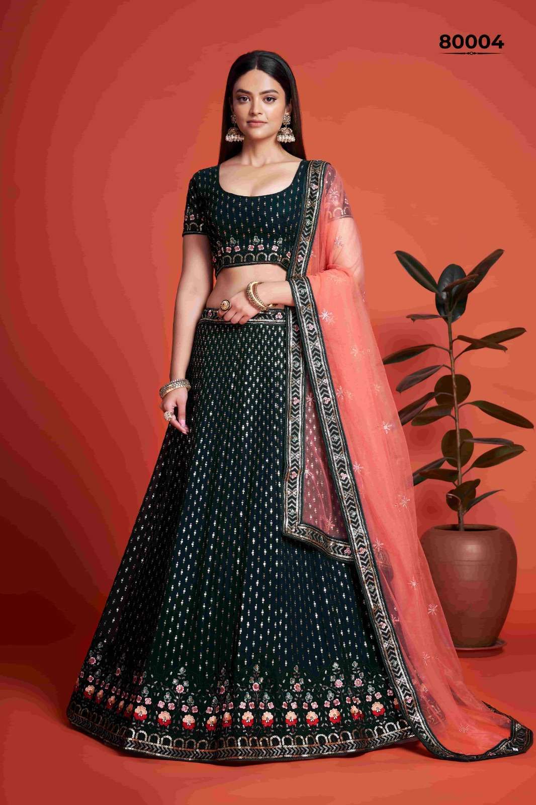 ARYA VOL-50 SERIES 80001 TO 80014 BY ARYA DESIGNER WITH WORK BRIDAL WEAR LEHENGAS ARE AVAILABLE IN SINGLES AT WHOLESALE PRICE