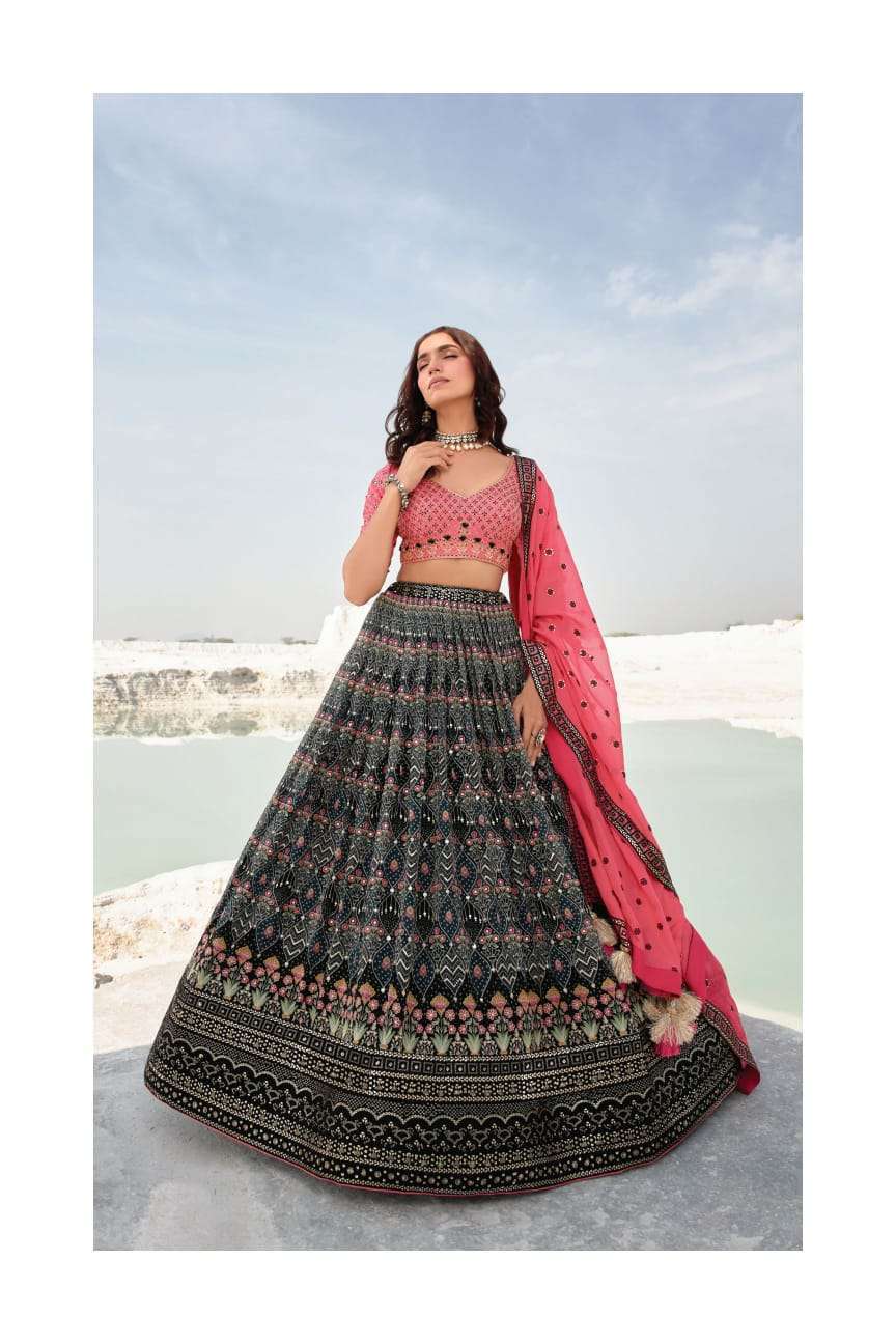 ETHNIC SERIES 01 TO 09 LEHENGA BY NAVKAR DESIGNER WITH WORK READYMADE LEHENGAS ARE AVAILABLE IN SINGLES AT WHOLESALE PRICE
