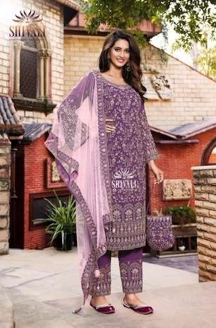 NOOR VOL-3 SERIES 3001 TO 3005 BY SHIVALI DESIGNER WITH WORK FANCY READYMADE SUITS ARE AVAILABLE IN SINGLES AT WHOLESALE PRICE