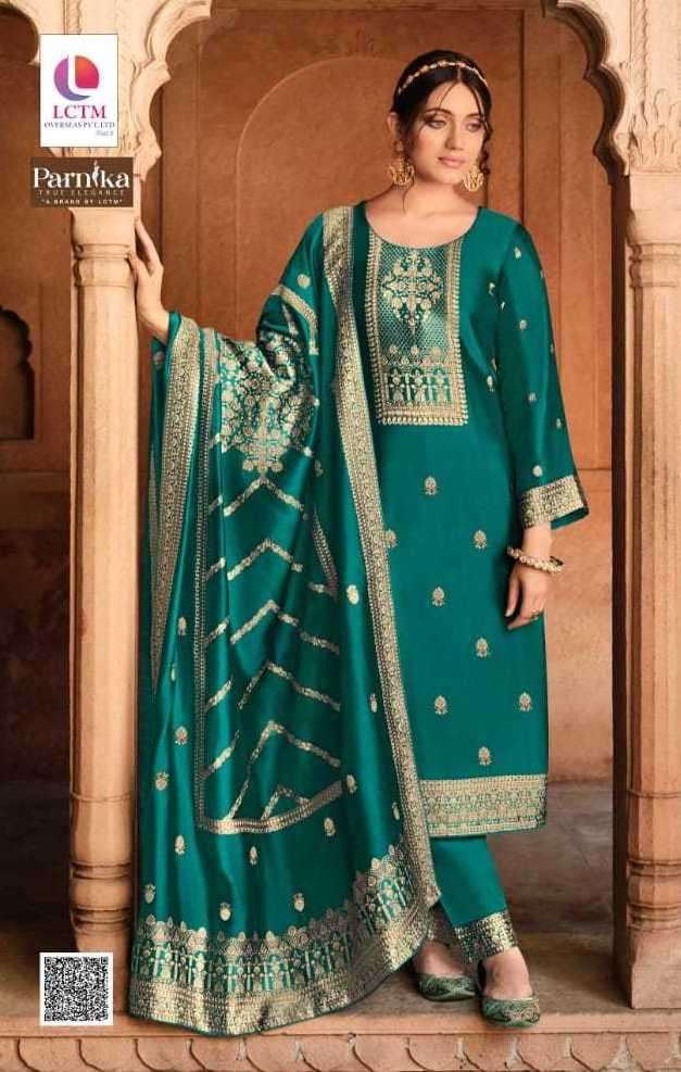 PARINEETI SERIES 1001 TO 1006 BY PARNIKA TZU DESIGNER ORGANZA JACQUARD SUITS ARE AVAILABLE AT WHOLESALE PRICE