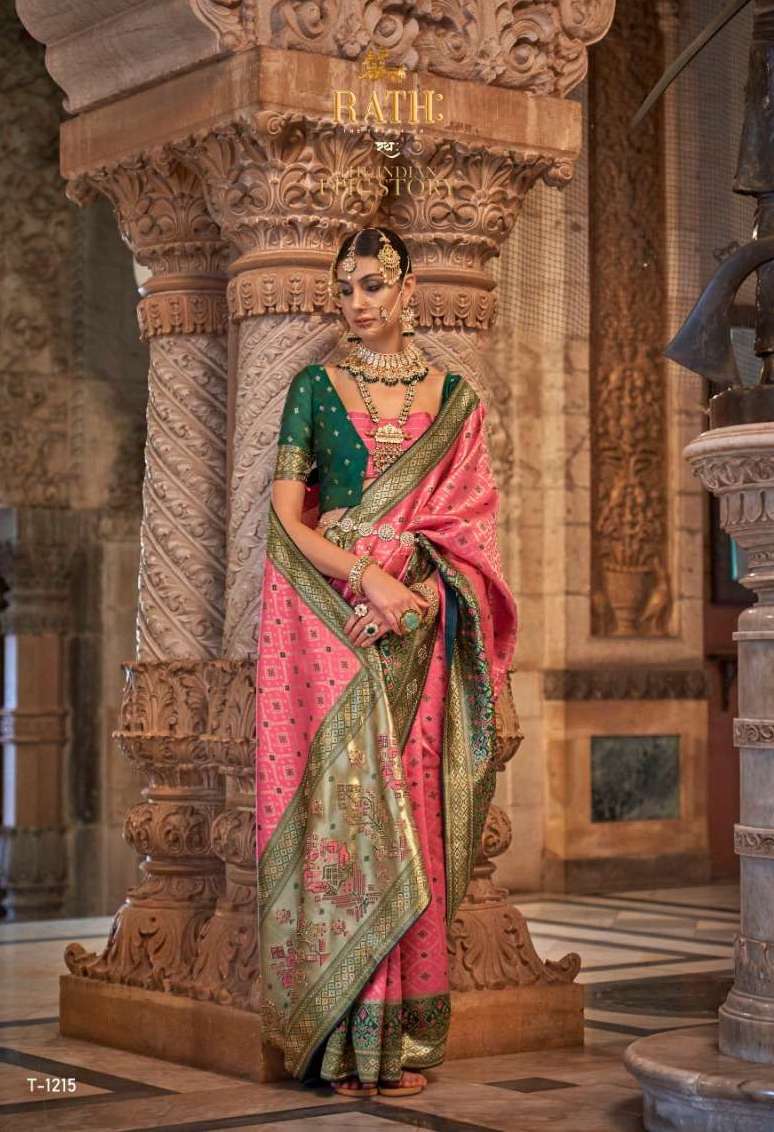 SUBHADRA SERIES 1214 TO 1223 SAREE BY RATH DESIGNER SILK SAREES ARE AVAILABLE AT WHOLESALE PRICE