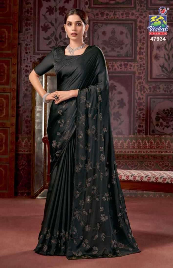 DAMORE VOL-29 SERIES 47935 TO 47936 BY VISHAL DESIGNER FANCY SAREES ARE AVAILABLE AT WHOLESALE PRICE