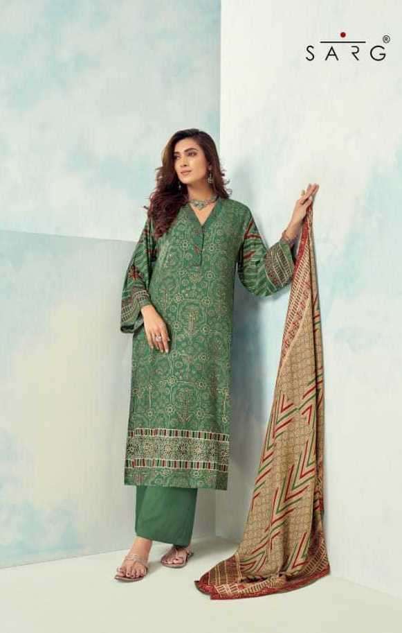 DHHAPAI SERIES 900 BY SARG DESIGNER WITH PRINTED AND HAND WORK STAPLE TWILL SUITS ARE AVAILABLE AT WHOLESALE PRICE