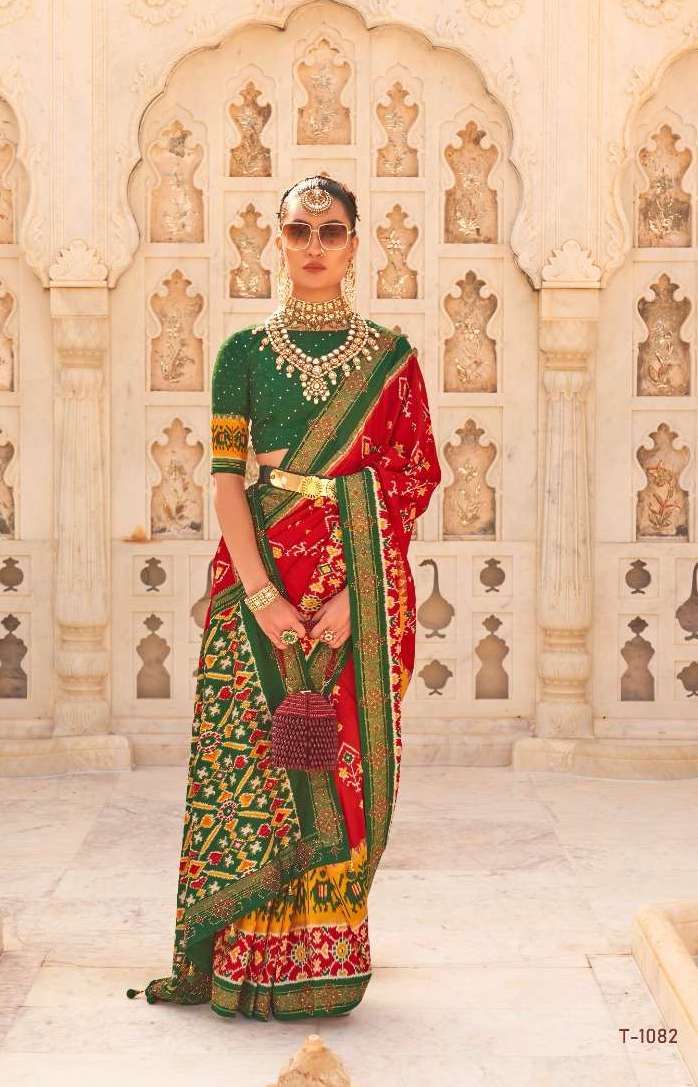 PARIKRAMA SERIES 1082 TO 1089 SAREE BY RATH DESIGNER DOLA SILK SAREES ARE AVAILABLE AT WHOLESALE PRICE