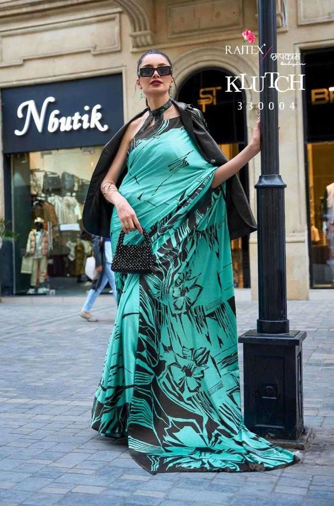 Shop Purple Printed Satin Crepe Saree at best offer at our Store -  Karmaplace