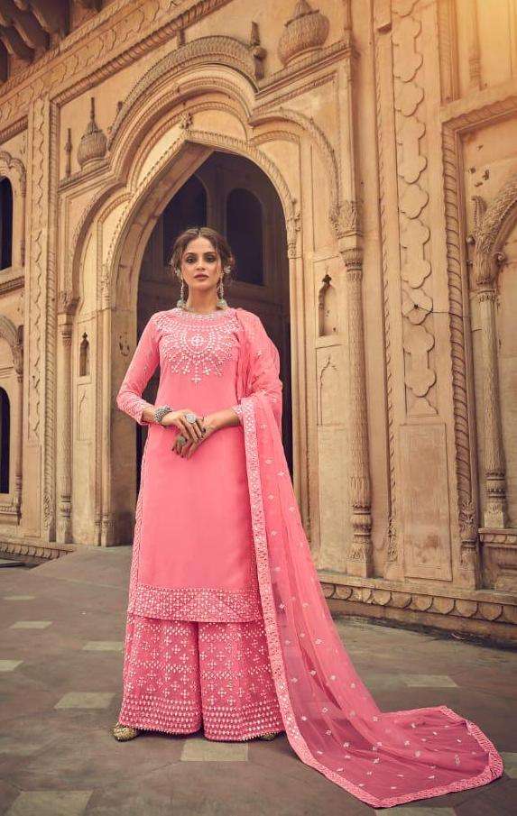 DARPAN SERIES 101 TO 104 BY AMYRA DESIGNER EMBROIDERY WORK GEORGETTE SUITS ARE AVAILABLE AT WHOLESALE PRICE