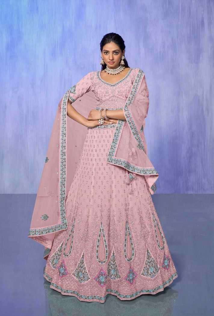 LOOK BOOK SERIES 84001 TO 84019 BY ARYA DESIGNER WITH HEAVY WORK LEHENGAS ARE AVAILABLE AT WHOLESALE PRICE