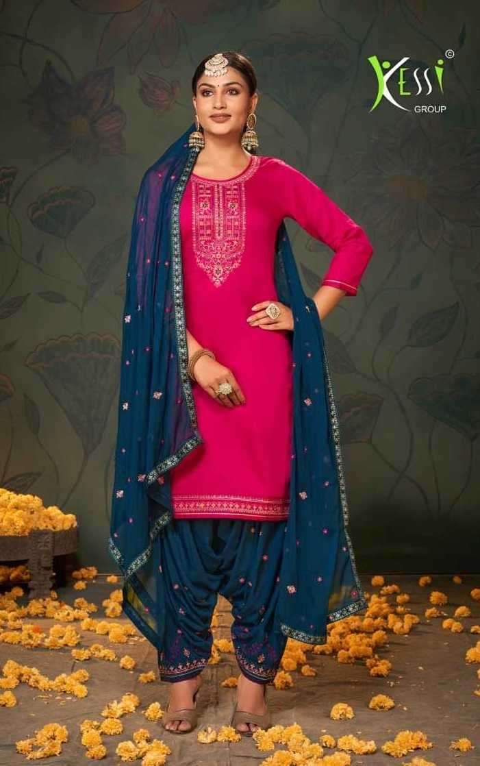 PATIALA HOUSE VOL-95 SERIES 11381 TO 11386 BY KESSI DESIGNER WITH WORK JAM COTTON PATIYALA SUITS ARE AVAILABLE AT WHOLESALE PRICE