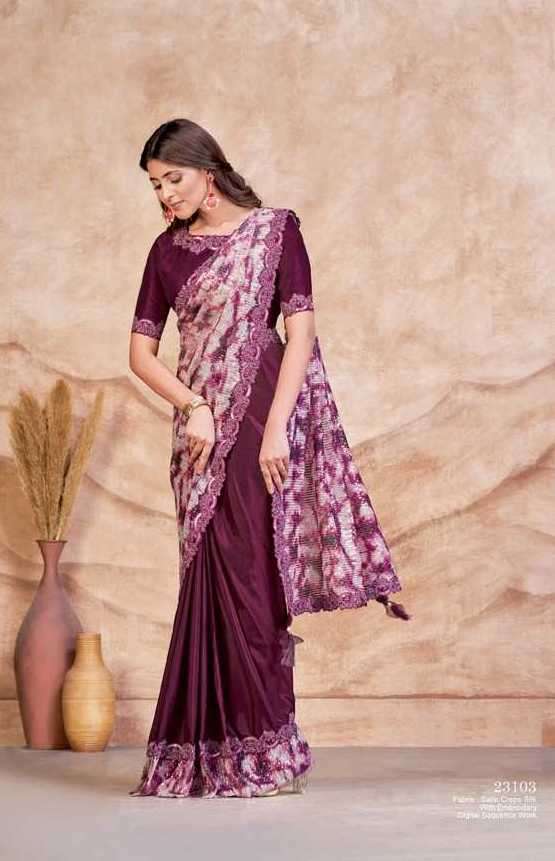 DAYITA SERIES 23100 SAREE BY MAHOTSAV DESIGNER READYMADE SAREES ARE AVAILABLE AT WHOLESALE PRICE