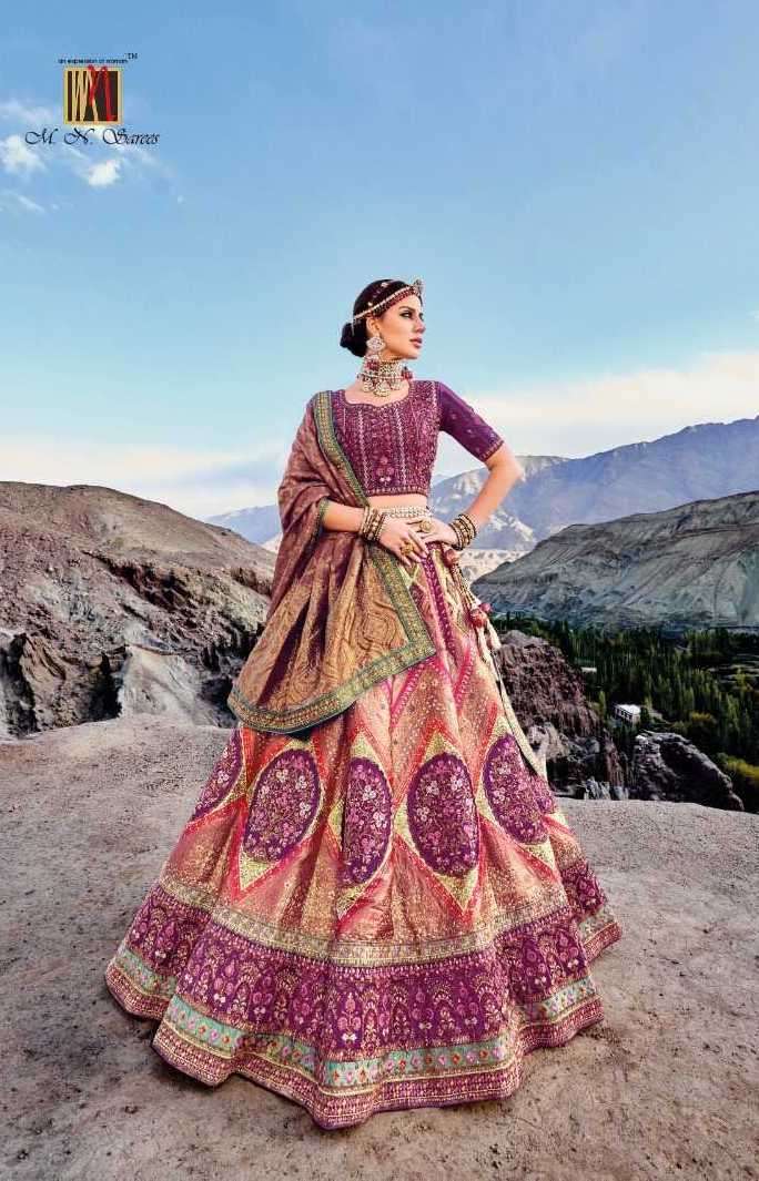 Ladakh By MN 7201 To 7207 Wholesale Bridal Lehenga Choli Manufacturers -  The Ethnic World