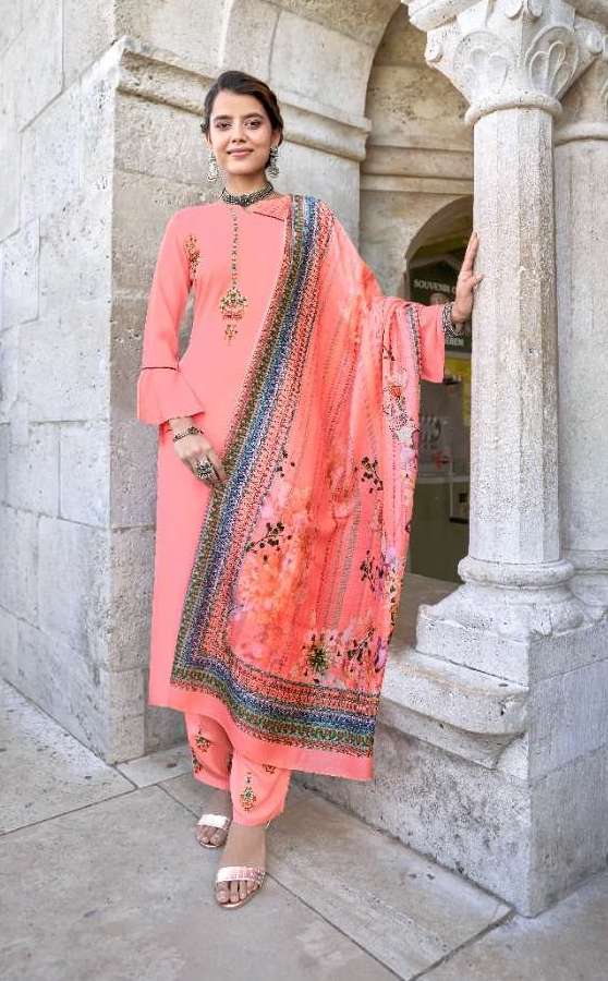 MEERA VOL-1 SERIES 19011 TO 19013 BY VARDAN DESIGNER WITH WORK RAYON KURTI WITH PANT AND DUPATTA ARE AVAILABLE AT WHOLESALE PRICE