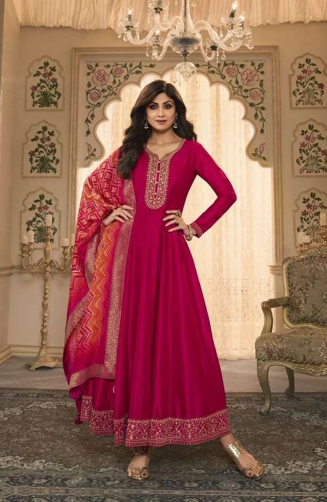 SHILPA VOL-10 SERIES 1051 TO 1054 BY VATSAM DESIGNER WITH WORK BHAGALPURI SILK READYMADE SUITS ARE AVAILABLE AT WHOLESALE PRICE