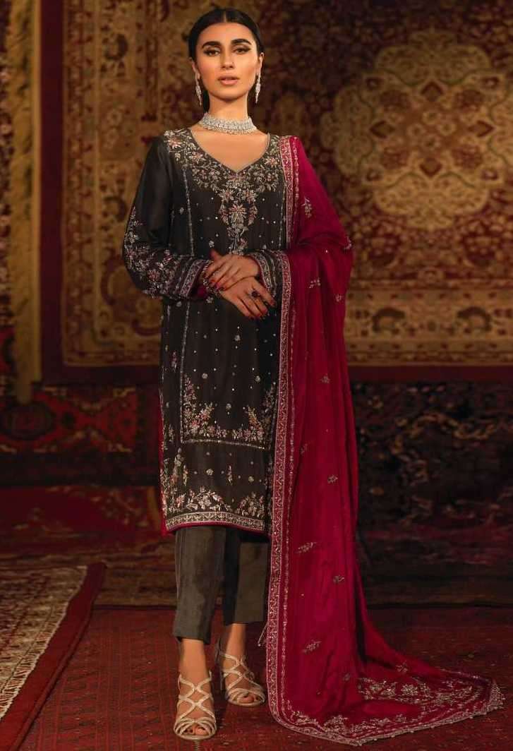 EMAAN ADEEL PREMIUM COLLECTION VOL-7 SERIES 7001 TO 4703 BY MAHUNUR FASHION DESIGNER WITH WORK PAKISTANI STYLE GEORGETTE SUITS ARE AVAILABLE AT WHOLESALE PRICE