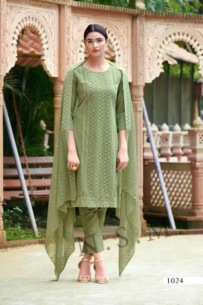 LIZA SERIES 1001 TO 1004 BY SERIEMA KUMB DESIGNER WITH WORK GEORGETTE READYMADE SUITS ARE AVAILABLE AT WHOLESALE PRICE