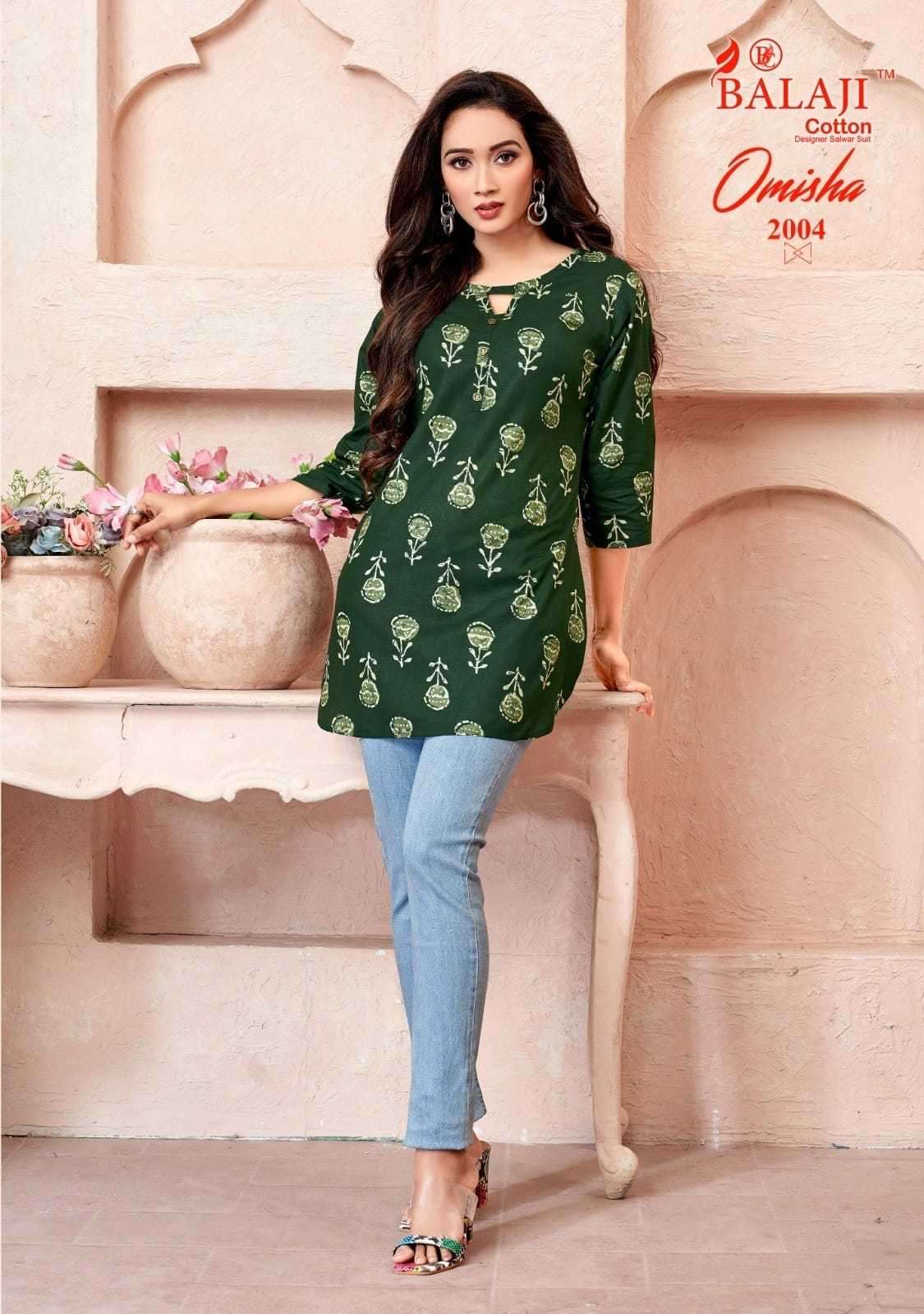 Balaji Cotton Shanaya Kurti with Pant Catalog 8 Pcs 