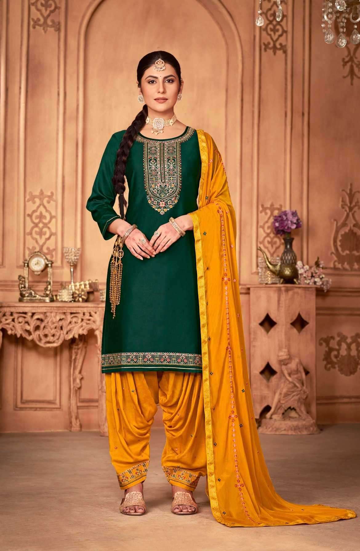 PATIALA HOUSE VOL-96 SERIES 11531 TO 11536 BY KESSI DESIGNER WITH WORK JAM COTTON SUITS ARE AVAILABLE AT WHOLESALE PRICE