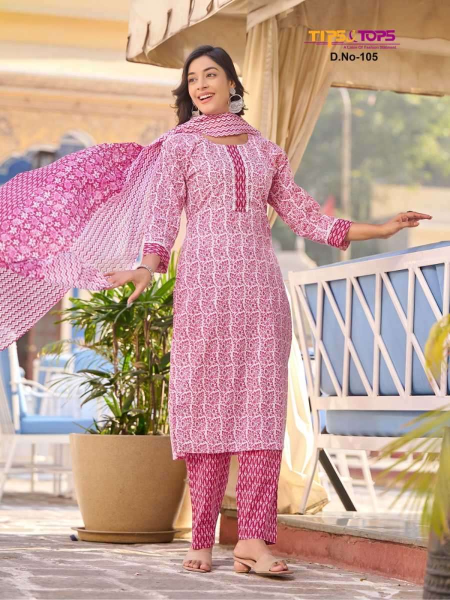 Ossm Summer Style Mal Cotton Fancy Kurti Collection