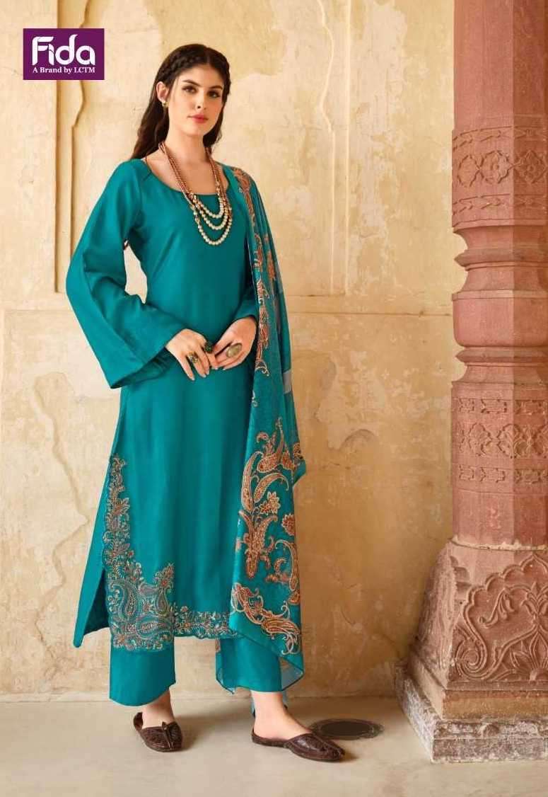 AKAYDA SERIES 1001 TO 1006 BY FIDA DESIGNER WITH PRINTED AND WORK COTTON SATIN SUITS ARE AVAILABLE AT WHOLESALE PRICE