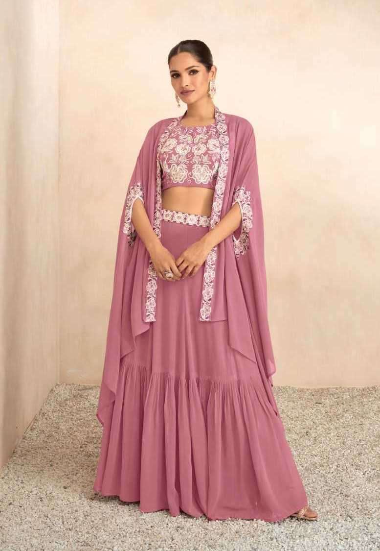 CELEBRITY VOL-3 SERIES 608A TO 608D BY VAMIKA DESIGNER FANCY LEHENGA CHOLI WITH JACKET ARE AVAILABLE AT WHOLESALE PRICE