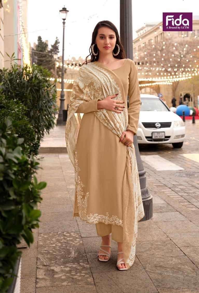 KUDRAT SERIES 1001 TO 1006 BY FIDA DESIGNER WITH EMBROIDERY WORK COTTON SATIN SUITS ARE AVAILABLE AT WHOLESALE PRICE