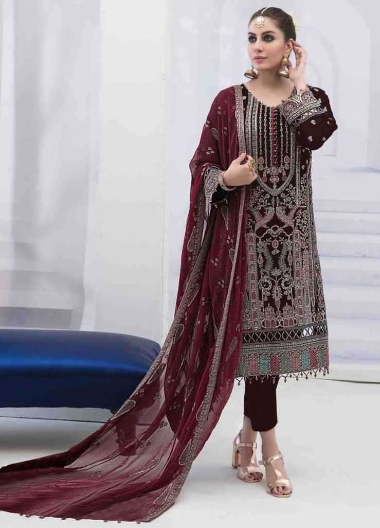 MAHNUR VOL-41 SERIES 41001 TO 41004 BY MAHNUR FASHION DESIGNER WITH WORK GEORGETTE PAKISTANI STYLE SUITS ARE AVAILABLE AT WHOLESALE PRICE