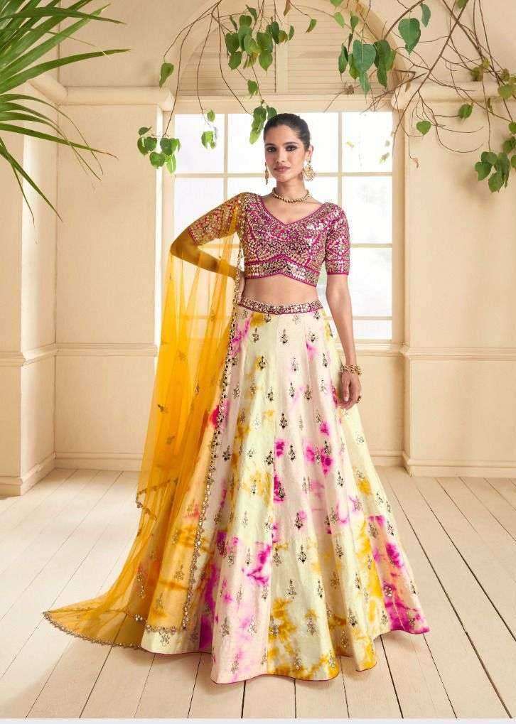 RANGOLI NX SERIES 5317 TO 5318 BY SAYURI DESIGNER WITH PRINTED AND WORK READYMADE LEHENGAS ARE AVAILABLE IN SINGLES AT WHOLESALE PRICE