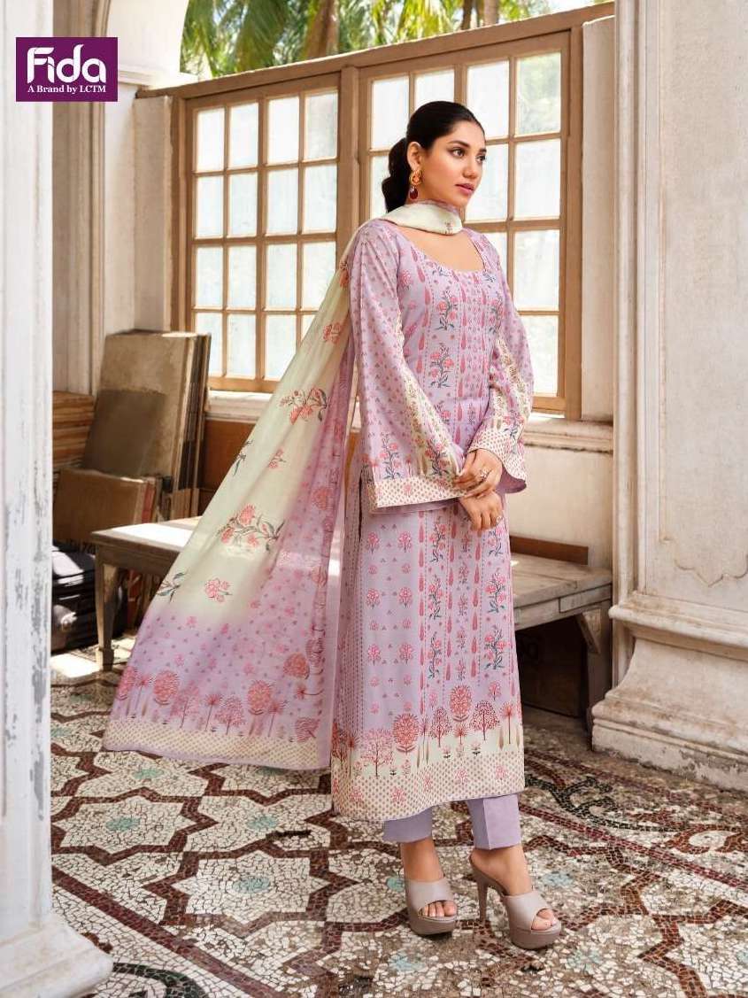 RUHI SERIES 1001 TO 1006 BY FIDA DESIGNER WITH DIGITAL PRINTED KARACHI COTTON SUITS ARE AVAILABLE AT WHOLESALE PRICE