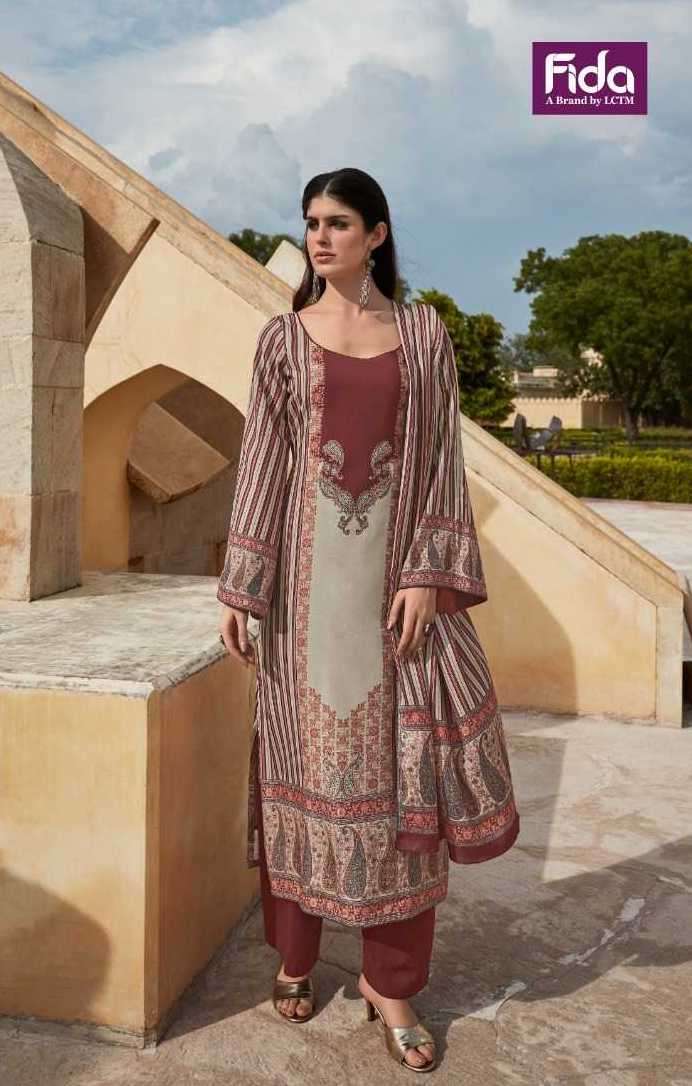 SHIRSHA SERIES 1001 TO 1006 BY FIDA DESIGNER WITH PRINTED PAKISTANI STYLE COTTON SUITS ARE AVAILABLE AT WHOLESALE PRICE