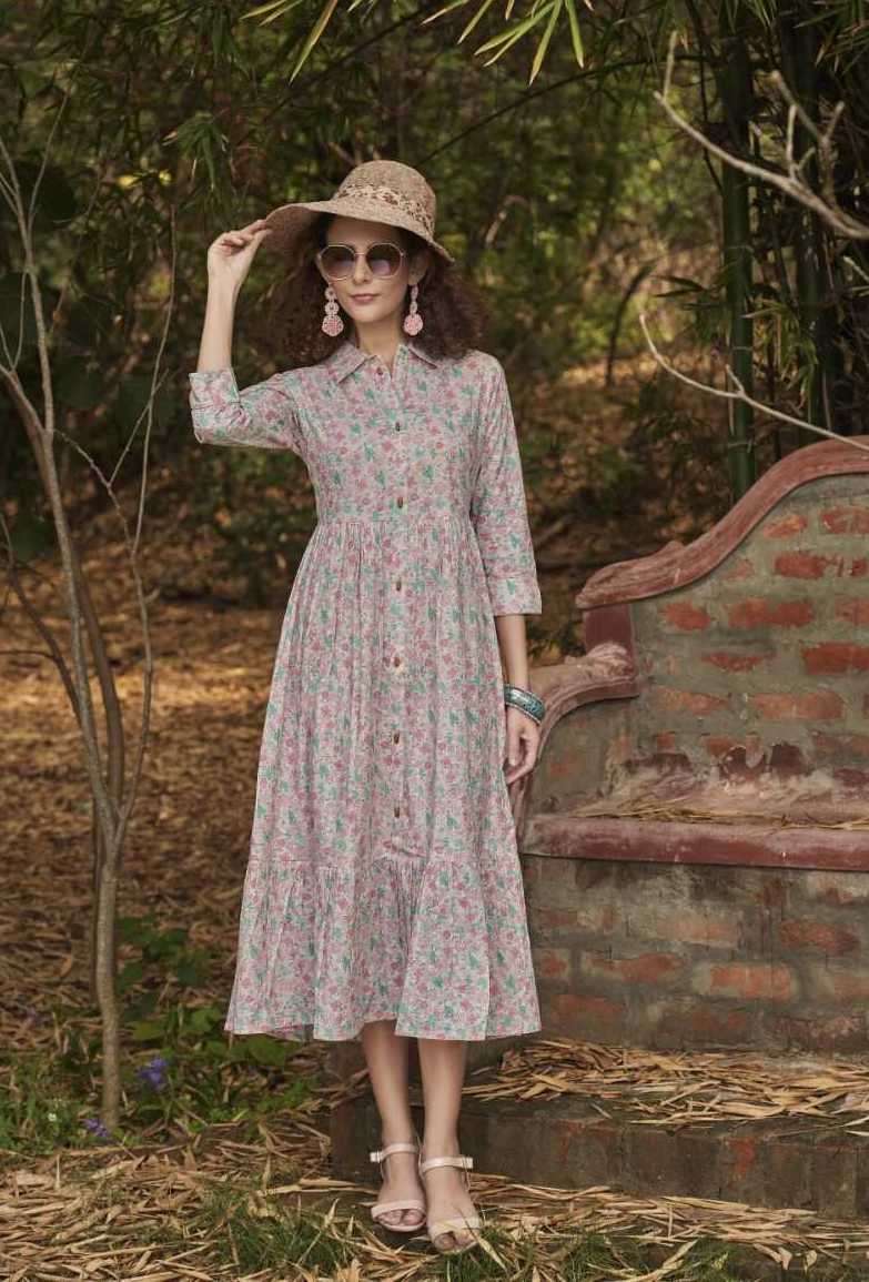 BLUSH SERIES 1001 TO 1004 KURTI BY PSYNA DESIGNER COTTON SCHIFFLI KURTIS ARE AVAILABLE AT WHOLESALE PRICE