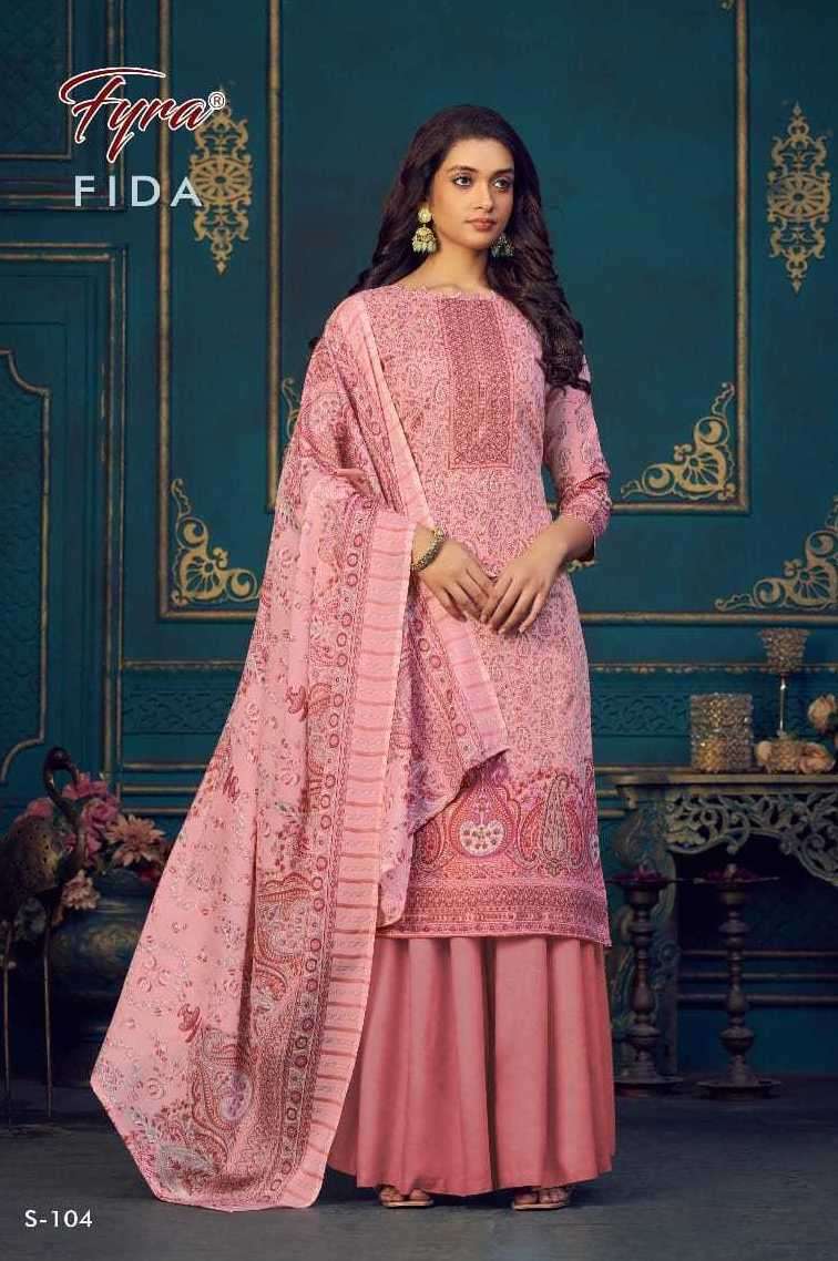 FIDA SERIES 101 TO 110 BY FYRA DESIGNER WITH PRINTED SOFT COTTON SUITS ARE AVAILABLE AT WHOLESALE PRICE