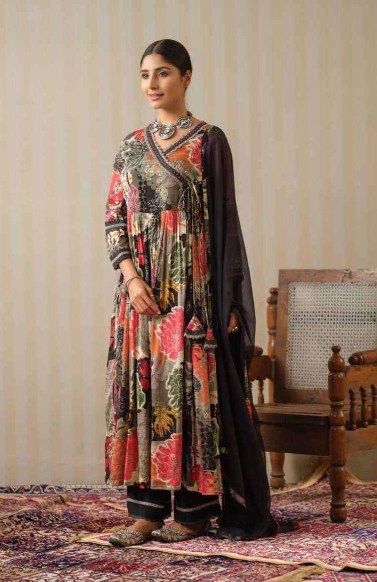 GUNJAN SERIES 1001 TO 1006 BY PSYNA DESIGNER WITH PRINTED AND WORK CHINON KURTI WITH PANT AND DUPATTA ARE AVAILABLE AT WHOLESALE PRICE