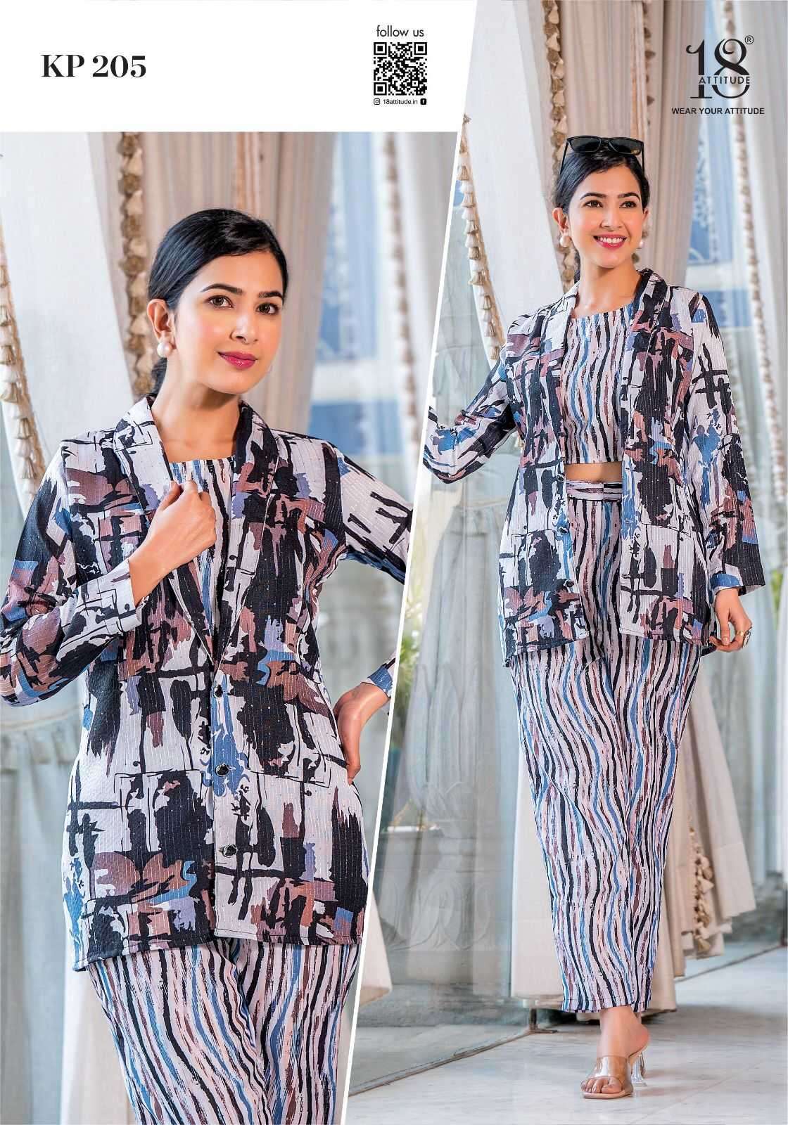 KITTY PARTY VOL-2 SERIES 201 TO 207 BY 18 ATTITUDE DESIGNER DIGITAL PRINTED LINEN COTTON CO ORD SETS ARE AVAILABLE AT WHOLESALE PRICE