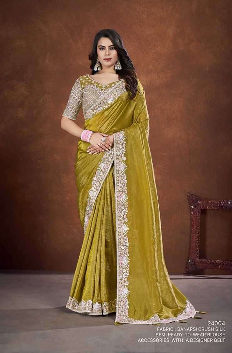 SAHA SAKHI SERIES 24000 SAREE BY MAHOTSAV DESIGNER WORK PARTY WEAR READYMADE SAREES ARE AVAILABLE AT WHOLESALE PRICE