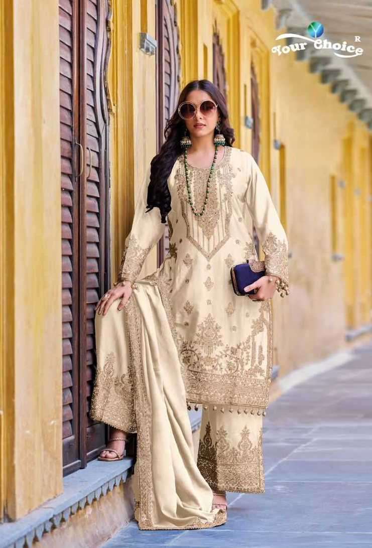 ASIM JOFA SERIES 1001 TO 1002 BY YOUR CHOICE DESIGNER WITH WORK READYMADE BRIDAL WEAR CHINON SUITS ARE AVAILABLE AT WHOLESALE PRICE