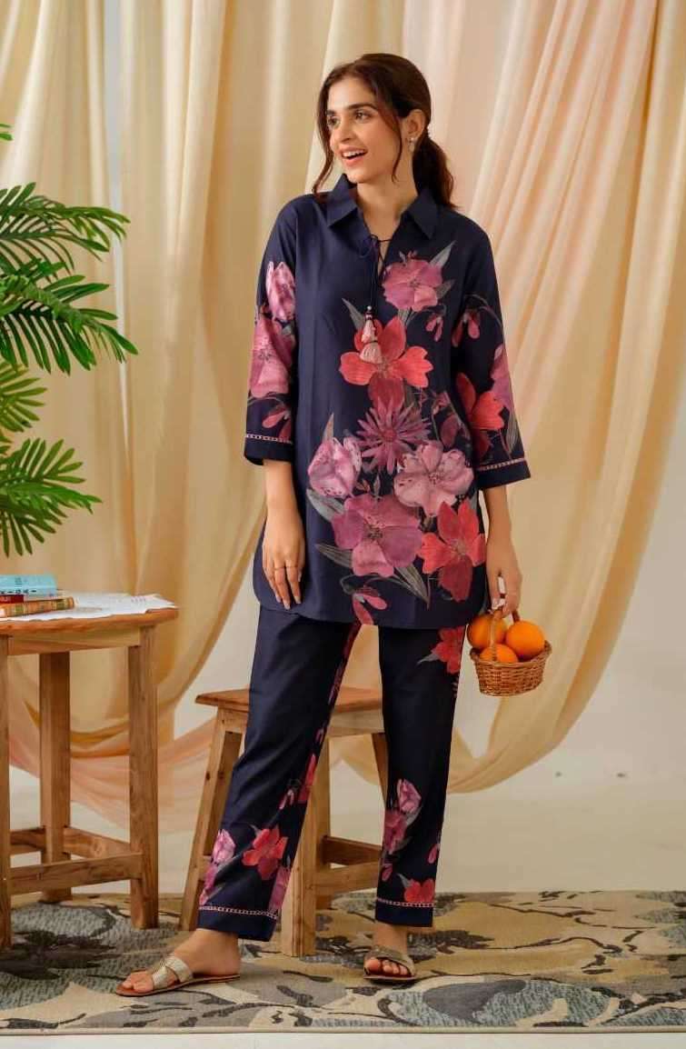 SHEIN VOL-2 SERIES 1001 TO 1006 BY PSYNA DESIGNER DIGITAL PRINTED POLY LINEN CO ORD SETS ARE AVAILABLE AT WHOLESALE PRICE