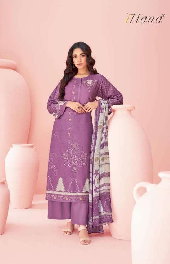 CHENAB SERIES 1600 BY ITRANA DESIGNER PRINTED AND HAND WORK COTTON LAWN SUITS ARE AVAILABLE AT WHOLESALE PRICE