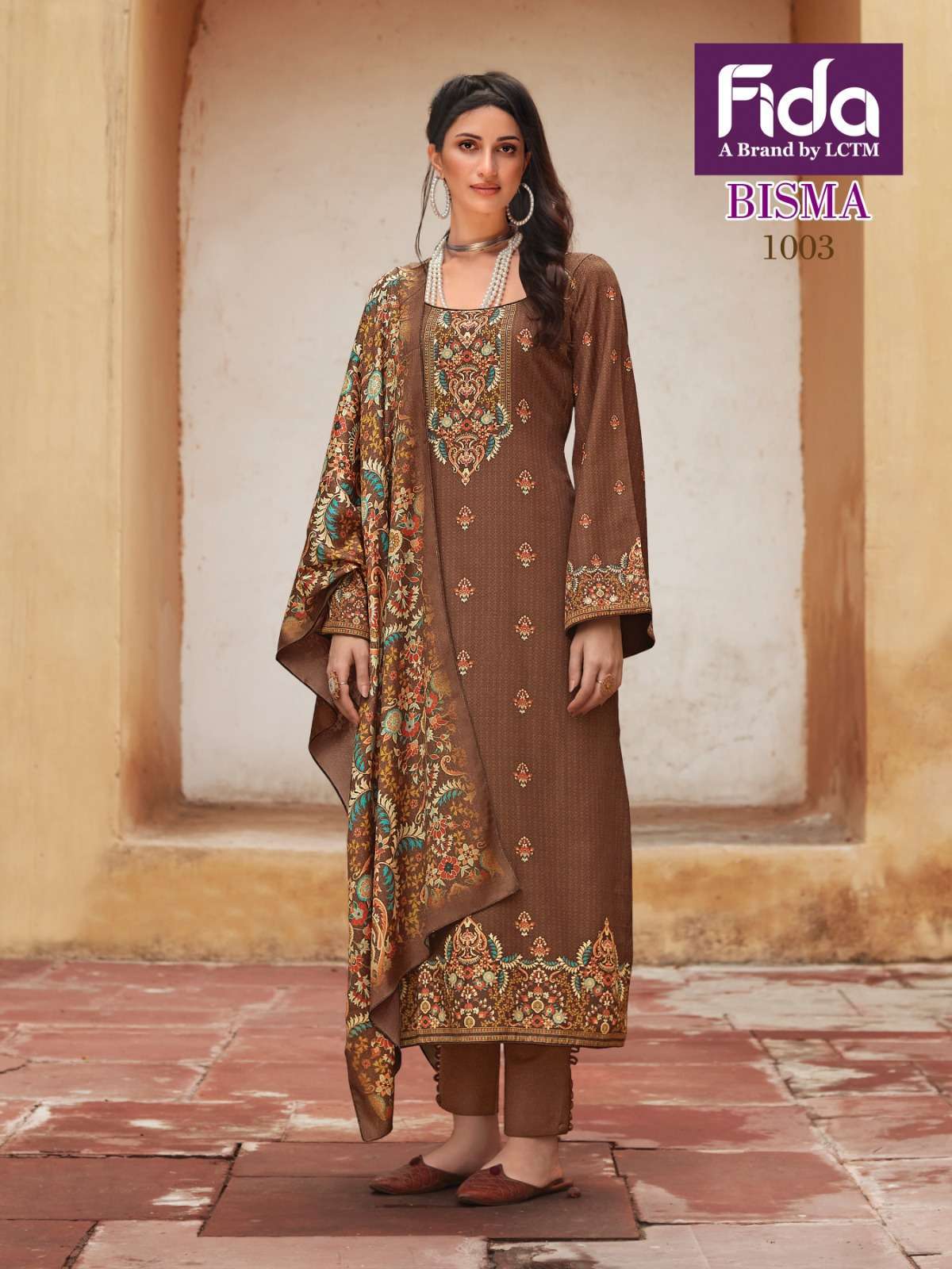 BISMA SERIES 1001 TO 1006 BY FIDA DESIGNER DIGITAL PRINTED KASHMIRI WOOL SUITS ARE AVAILABLE AT WHOLESALE PRICE