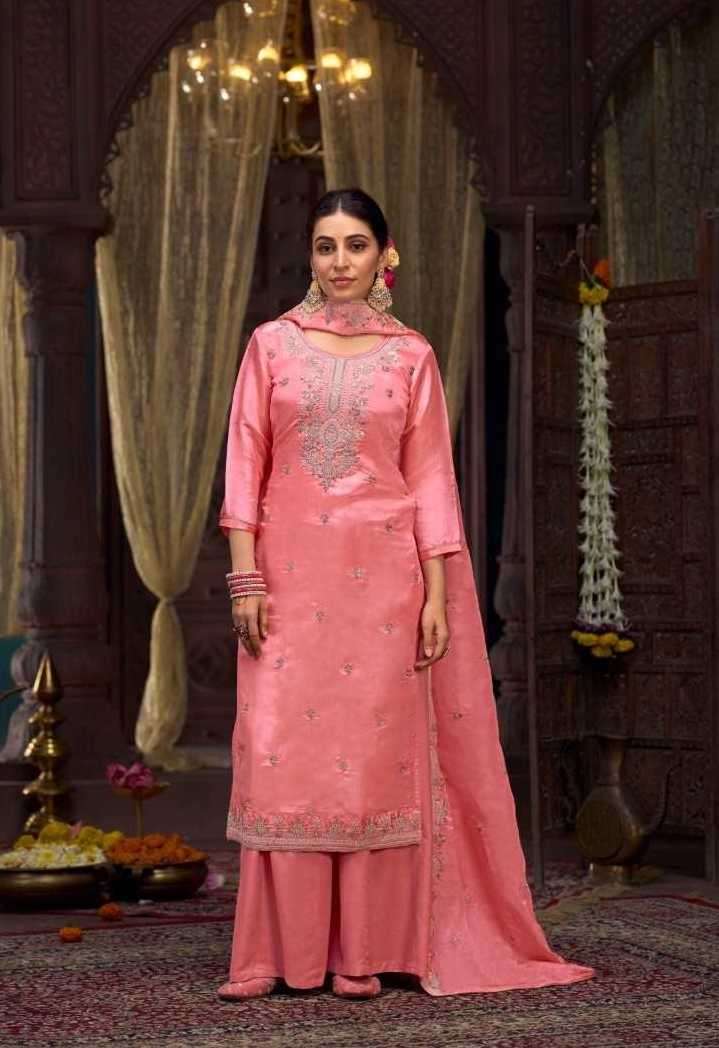 EMILY SERIES 12121 TO 12126 BY KALARANG DESIGNER WORK STRAIGHT FANCY SUITS ARE AVAILABLE AT WHOLESALE PRICE